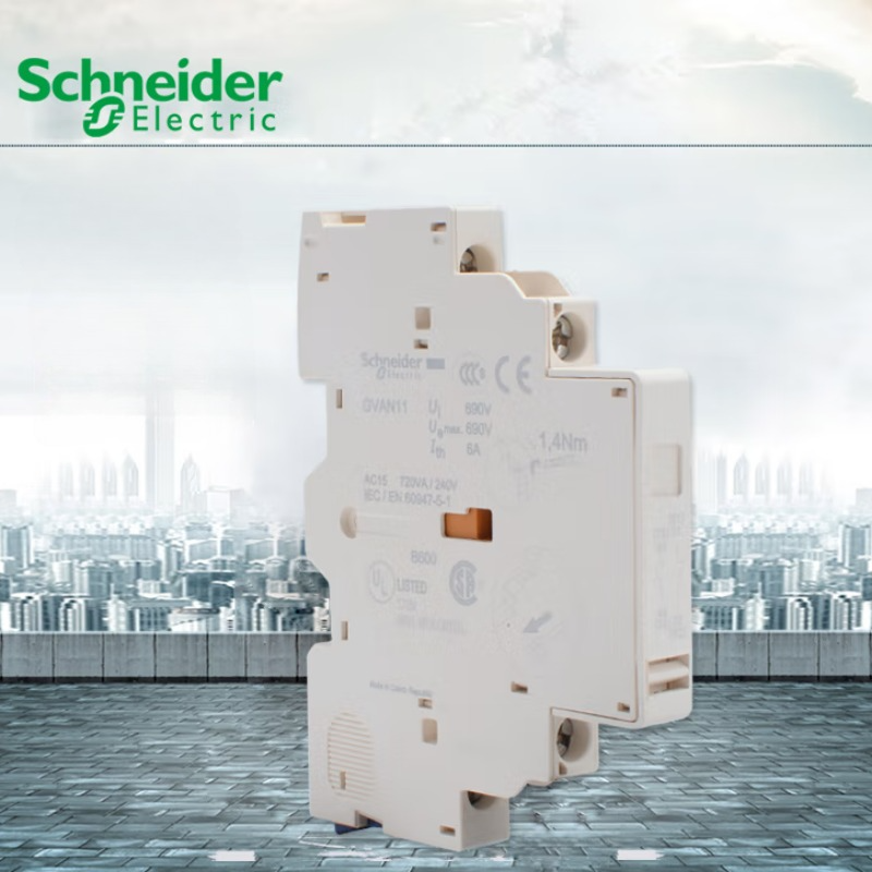 Bộ Ngắt Mạch động cơ Schneider tiếp xúc phụ trợ gvae11 bảo vệ động cơ tiếp xúc chính thức 1 thường mở 1 mở 1 đóng