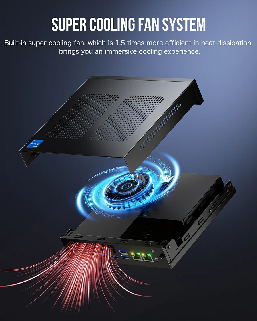 Máy tính mini Intel Core i9-11900H thế hệ thứ 11–NucBox M4 - Ảnh 6