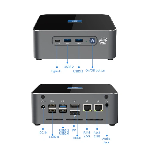 Máy tính mini văn phòng Intel Core i7-13700H - Ảnh 2