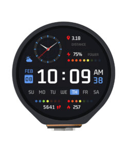 【Chính thức bảo hành】Waveshare Màn hình LCD cảm ứng tròn 1.28inch, bảng phát triển vi điều khiển Rp2040 cho Raspberry Pi/Arduino