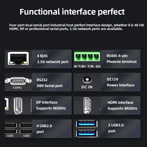 Máy tính mini XCY Intel Alder-N Lake N95 DDR4-3200MHz - Ảnh 2