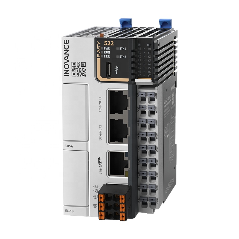 Original New inovance dễ dàng loạt PLC Easy521-0808TN ethercat-kích hoạt PLC lập trình điều khiển CPU