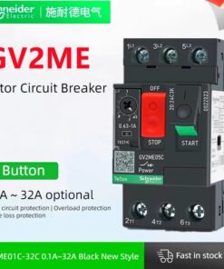 Schneider Bộ Ngắt Mạch bảo vệ động cơ Bộ khởi động động cơ GV2ME01C-32C động cơ ba pha bảo vệ ngắn mạch quá tải