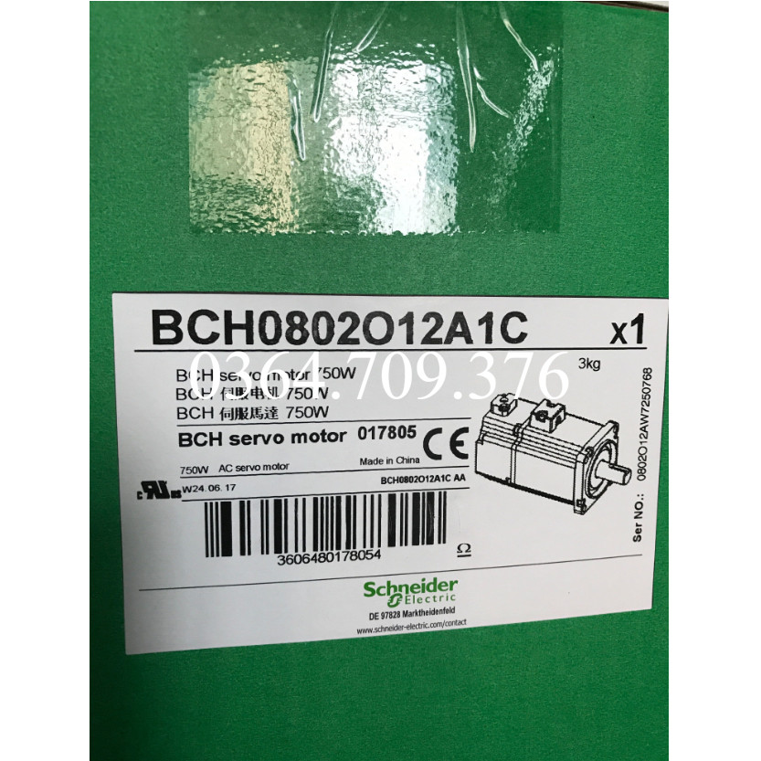 Schneider Động Cơ Servo Bch0602o12a1c/Bch0802o12a1c/Bch1001o12a1c
