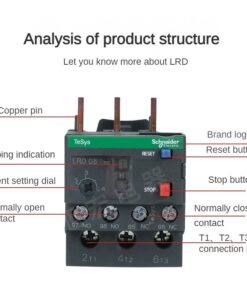 Schneider nhiệt quá tải chuyển tiếp lrd12c lrd16c lrd21c lrd32c Relay ba cực nhiệt từ chuyến đi 10A lc1d bảo vệ quá tải
