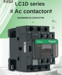 Schneider phiên bản màu đen mới AC ba cực Contactor 3P lc1d09 lc1d12 b7c f7c q7c m7c 24V 110V 220V 380V