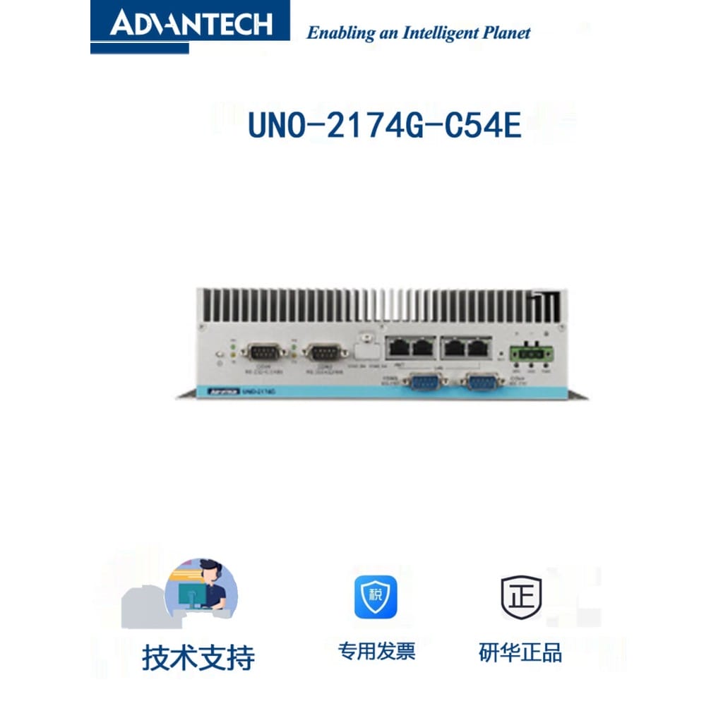 UNO-2174G-C54E Advantech 4 Cổng Mạng Máy Tính Công Nghiệp Nhúng Bộ Xử Lý Celeron 847 Với Cổng PCIe