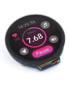 Waveshare 1.28inch Vòng LCD hiển thị module với Touch Panel, 240 × 240 độ phân giải, IPS, SPI và I2C cho Raspberry Pi Pico,Arduino