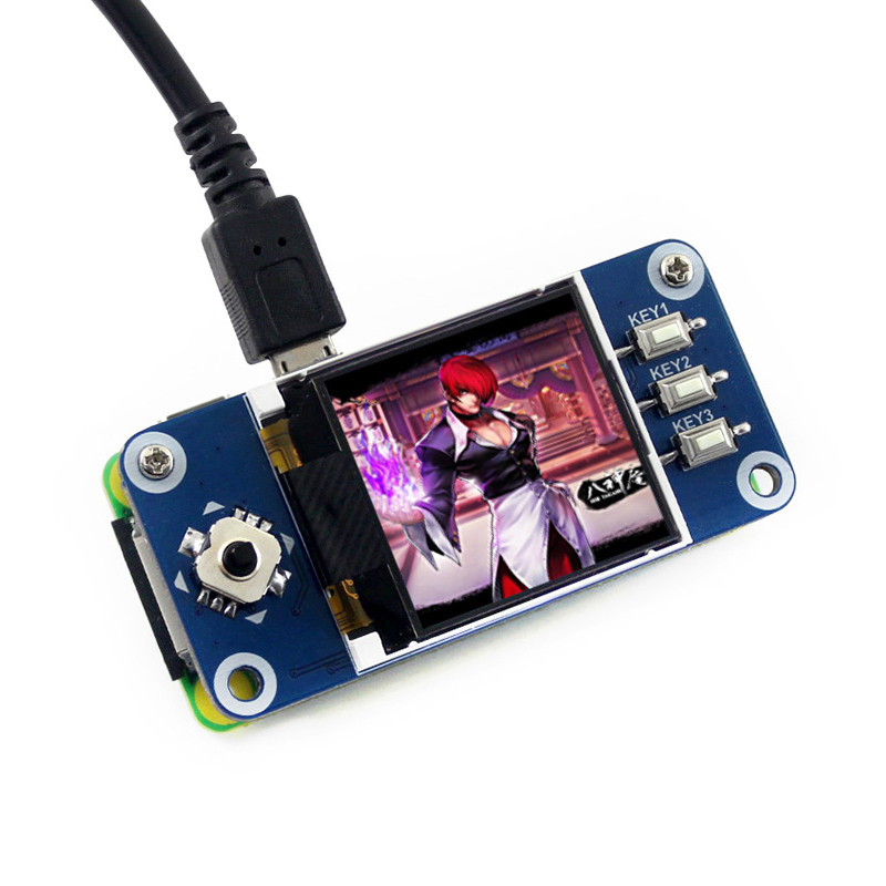 Waveshare 1.44 inch LCD hiển thị hat đối với Raspberry Pi ZERO/Zero W 128×128 pixels SPI giao diện LED Đèn nền 3.3V