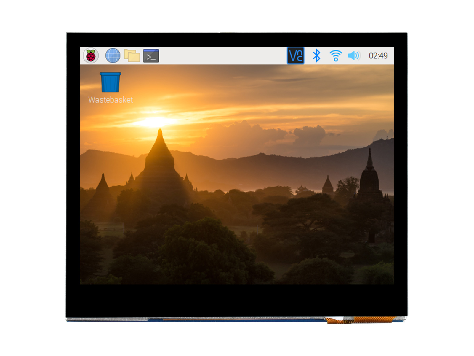 Waveshare 3.5inch cảm ứng điện dung màn hình LCD 640 × 480, DPI, IPS, kính cường lực bìa, Raspberry Pi ZERO hiển thị, màn hình Arduino