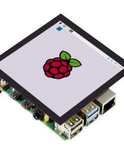 Waveshare 4inch vuông điện dung màn hình cảm ứng LCD (C) cho Raspberry Pi 5/4B/3B/Pi Zero,720 × 720, DPI, IPS