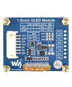 Waveshare mô-đun Màn hình OLED 1.5 inch 128×128 pixel SPI / I2C mức Xám 16 bit Tương thích với Arduino/Raspberry pi/STM32