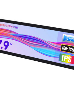 Waveshare Raspberry Pi LCD hiển thị 7.9inch IPS hiển thị, 400 × 1280 pixel, bảng điều khiển kính cường lực, HDMI, chức năng cảm ứng tùy chọn