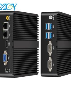 Xcy fanless Mini PC Intel Celeron j4125 2X GbE LAN 2X RS232 HDMI VGA Hỗ trợ Wifi 4G LTE Windows 10 Linux máy tính công nghiệp – CÔNG TY TNHH TỰ…