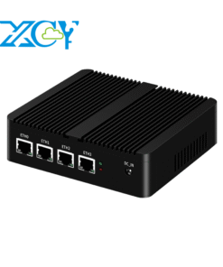 Xcy fanless Mini PC Intel N100 j4125 J1900 N2830 n5105 4×2.5 gam Ethernet Hỗ trợ Windows Linux openwrt pfsense