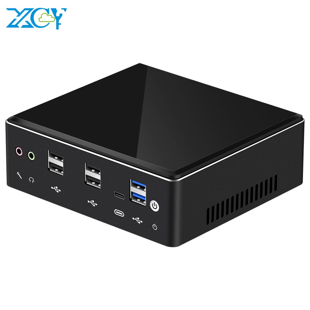 Xcy Mini PC Intel Core I7 10510u 8GB 16GB DDR4 256GB-1TB M.2 SSD NVMe HDMI DP 4K 60Hz 2X Gigabit Ethernet 2.4G WIFI Windows 10