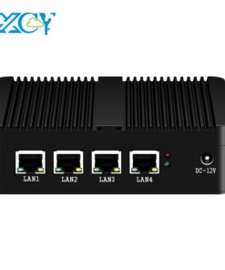 Xcy tường lửa thiết bị Mini PC Intel Celeron j4125 Quad-Cores 4x LAN 2.5g i225v Card mạng mềm Router pfsense opnsense