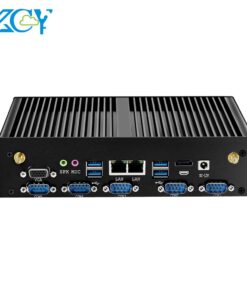 Xcy x26a máy vi tính công nghiệp Mini fanless Intel Celeron 2955U 2X GbE LAN 6x Com RS232 RS422 RS485 hỗ trợ 4G LTE Wifi Windows Linux