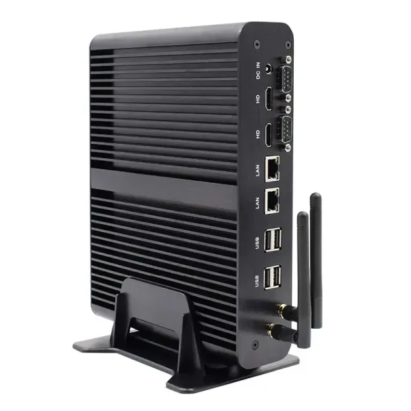 Dòng FMC-BM20 Mini PC không quạt với I7 thế hệ thứ 4/5, 2 x Lan, 2 x HDMI, SIM, Raid