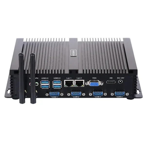 Máy tính công nghiệp không quạt với Celeron và I5 thế hệ thứ 3, 4 COM, 2 LAN, XP Dòng IEC-IM02