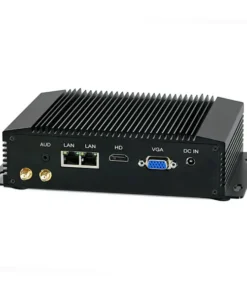 Máy tính công nghiệp không quạt với Celeron J4125, 2 x COM, 2 x RJ45 Dòng IPC-IM10