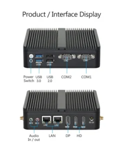 Máy tính công nghiệp mini không quạt Core i3 i5