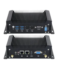 Máy tính công nghiệp không quạt với Dual LAN Dual COM