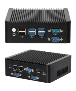 Máy tính mini công nghiệp Linux không quạt N5100 Dual LAN