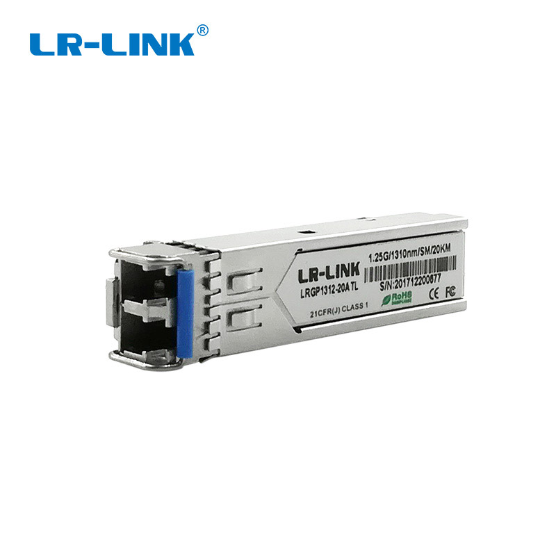 Mô-đun cáp quang Ethernet Gigabit SFP chế độ đơn 1310nm LRGP1312-20ATLD