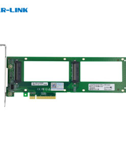 LRNV94N8 2X U.2 SFF-8639 SSD sang PCI Express 3.0 Gen 3 X8 Card U.2 NVMe SSD Adapter
