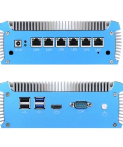 Máy tính mini Intel Celeron 3865U 6 LAN Gigabit