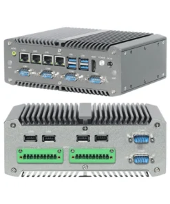 Máy tính công nghiệp không quạt 9-36V POE RS485 Máy tính Linux
