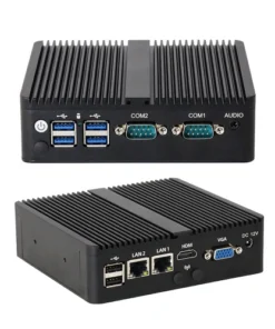 Máy tính mini công nghiệp J6412 J4125 Quad Core RS485