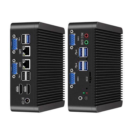 Máy tính công nghiệp không quạt J4125 RS485 Linux Mini PC