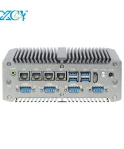 DC9V-36V máy tính PC mini công nghiệp fanless I7 10510u 4x Ethernet POE 6x Com 16X GPIO 8X USB LVDS Wifi 4G LTE Windows Linux