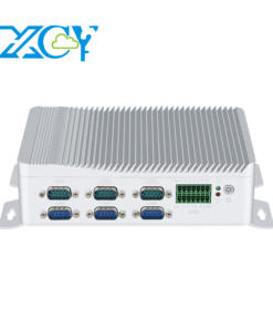 Fanless IOT công nghiệp Mini PC Intel J1900 6x COM DB9 2X GbE GPIO 2X Mini PCIe hỗ trợ mở rộng Sim 4G modem wifi Windows Linux