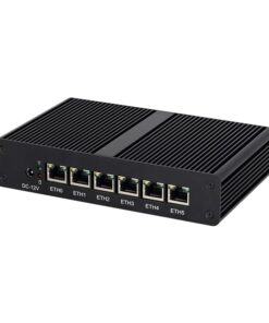 Fanless Mini PC Intel PENTIUM 4405u 6x Intel i211at Gigabit Ethernet Hỗ trợ Windows Linux pfsense proxmox