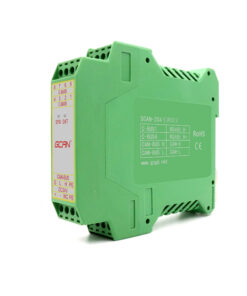 GCAN-204 Bus CAN hỗ trợ định dạng khung can2.0a can2.0b và hỗ trợ các giao thức tùy chỉnh modbus rtu để CAN chuyển đổi cổng module