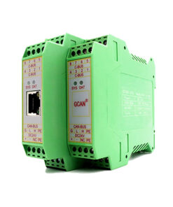 GCAN-204 Modbus RTU để CAN chuyển đổi module cổng nối tiếp tiêu chuẩn sử dụng một 2-Wire RS485 giao diện Din Rail