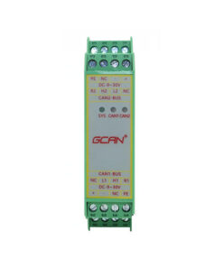 GCAN-226 CAN isolator hỗ trợ can2.0a/B khung định dạng DC9-24V 20mA bus isolator cho điều khiển công nghiệp mạng