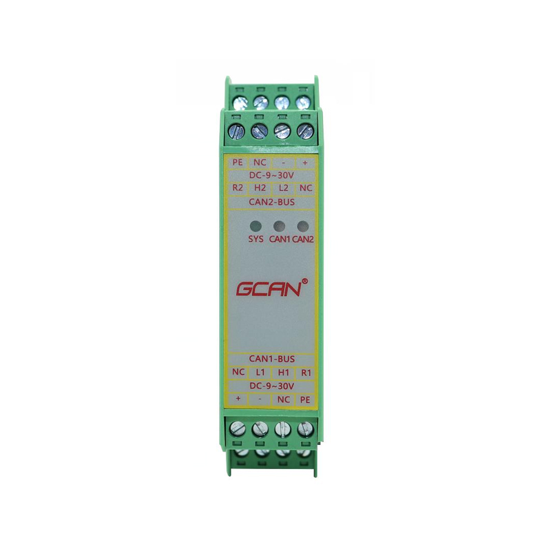 GCAN-226 CAN isolator hỗ trợ can2.0a/B khung định dạng DC9-24V 20mA bus isolator cho điều khiển công nghiệp mạng