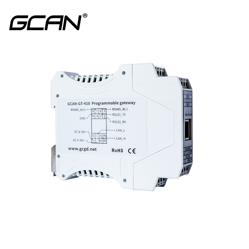 GCAN-GT-410 công nghiệp Internet Gateway Ethernet RS232/485 CANBUS Giao diện hỗ trợ tiêu chuẩn Giao thức truyền thông