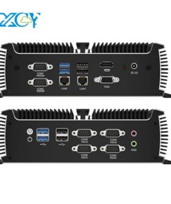 I5-1135G7 Intel PC Mini fanless công nghiệp xcy 6x Com RS232 RS485 2X Mini PCIe Hỗ trợ Wifi 4G LTE can bus Windows Linux IPC