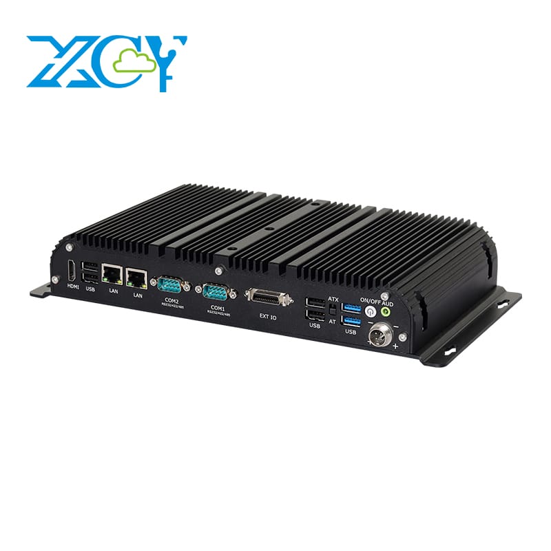 I7-1165G7 Intel N100 Mini PC công nghiệp fanless DDR4 M.2 NVMe 2X Com RS232/485 2X Ethernet Wifi 4G/5G LTE GPIO 4xrs232 DC9V-36V