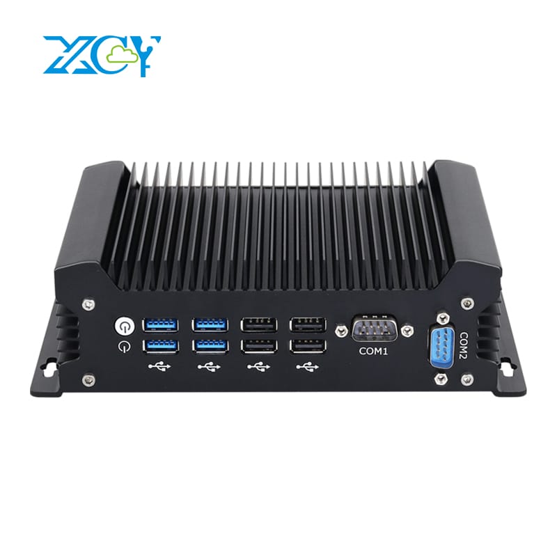 I7-1255U Intel Core PC mini công nghiệp IOT fanless xcy 2X Com RS232 2X Lan 8X USB WIFI Sim 4G LTE Windows 10/11 Linux PXE WOL