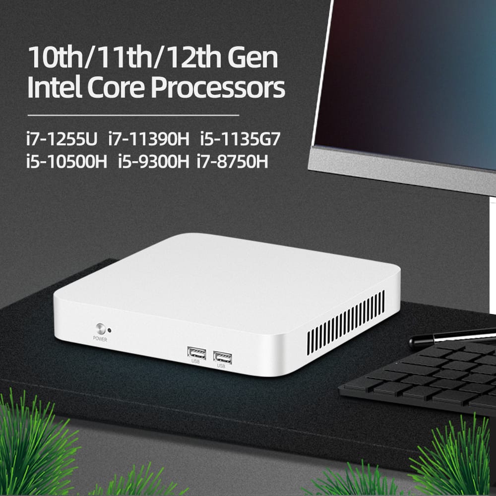 I7-1355U Intel Mini PC thế hệ 12/13 i5-1335U i3-1315U 16GB/32GB RAM 512GB/1TB M.2 SSD băng tần kép Wifi BT4.0 Windows 10/11
