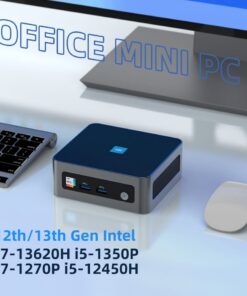 I7-13620H Intel PC mini văn phòng thế hệ 13 i7-1360P DDR4 3200MHz M.2 NVMe SSD pice4.0 Windows 11 wifi6 bluetooth5.2 UHD