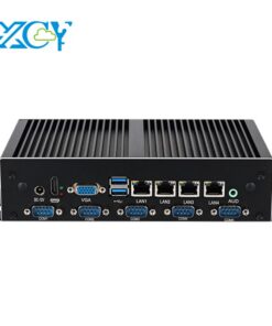 I7-4600U PC mini công nghiệp IOT fanless 4x Gigabit Ethernet 6x Com RS232 RS485 LVDS GPIO 4G LTE khe cắm Sim Wifi Windows Linux