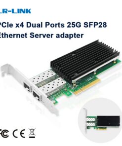 LR-LINK 1001pf-2sfp28 25GB Card mạng sợi quang Ethernet Adapter Dual-Port PCI-Express Nic dựa trên Intel xxv710