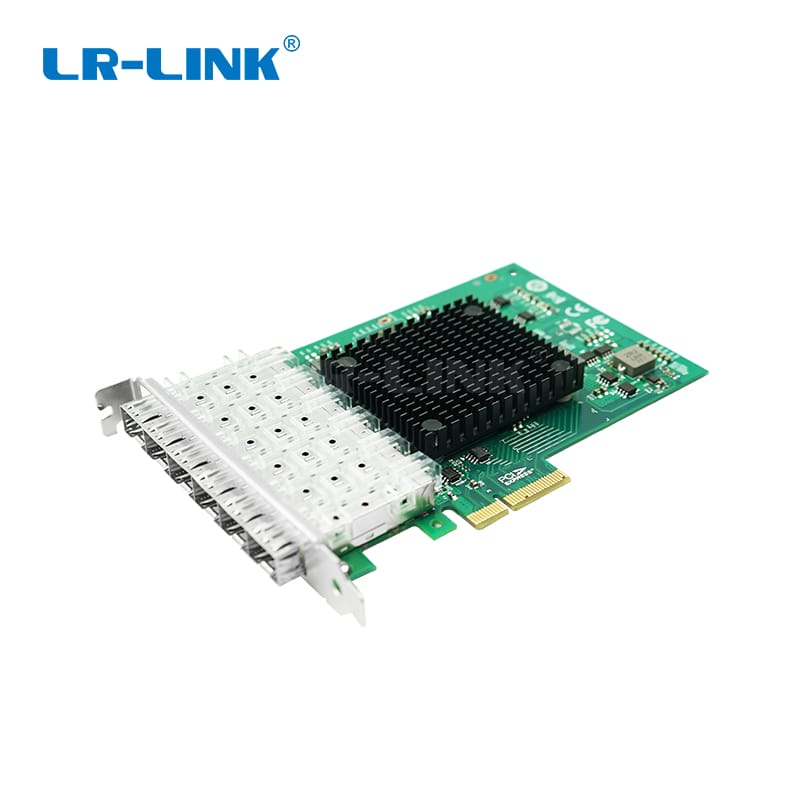 LR-LINK 1006pf-6sfp Bộ chuyển đổi Gigabit Ethernet sáu cổng thẻ Lan 1GB PCI Express X4 sợi Opel Card Mạng Máy chủ Intel i350